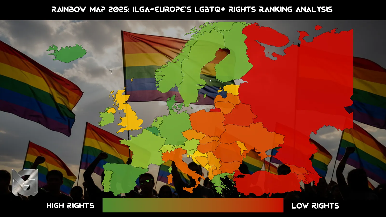 Rainbow Map 2025: ILGA-Europe's LGBTQ+ Rights Ranking Analysis