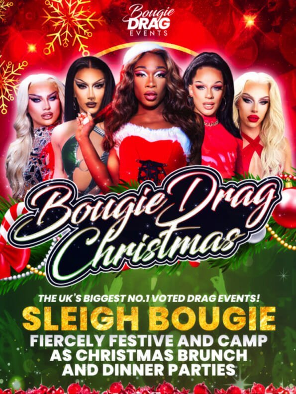 Sleigh Bougie - Christmas Bottomless Drag Brunch & Dinner London