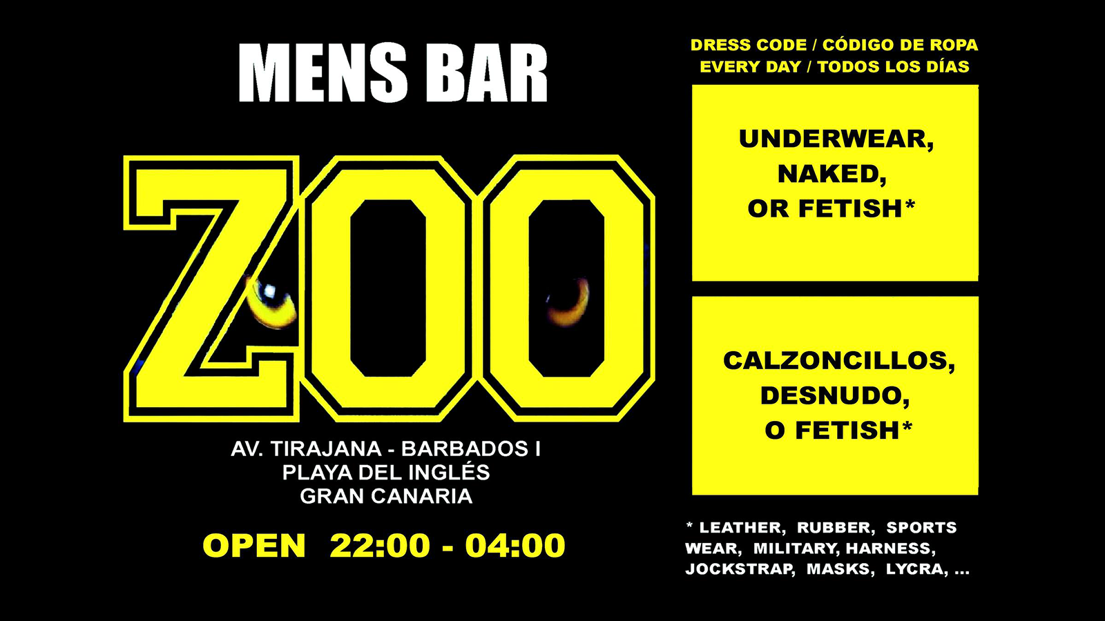 Zoo Mens Bar